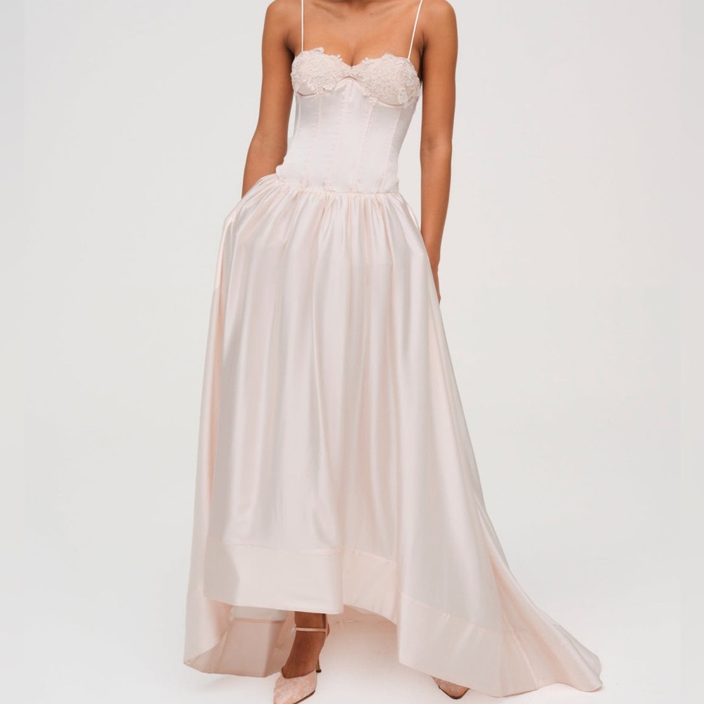 For Love and Lemons Nara Silk Gown Size Medium